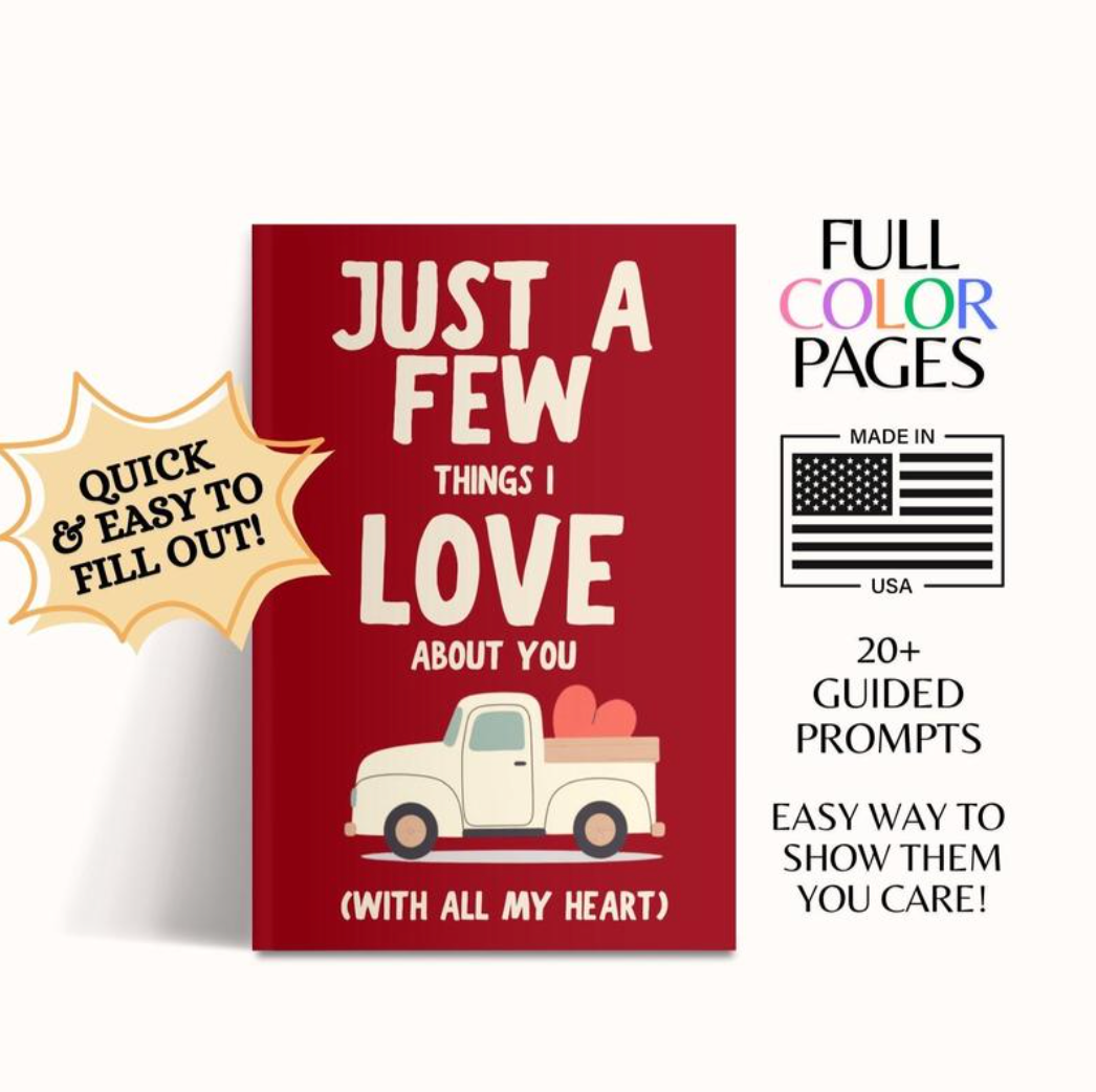 Just a Few Things I Love About You – Fill-In Gift Book (For Kids)