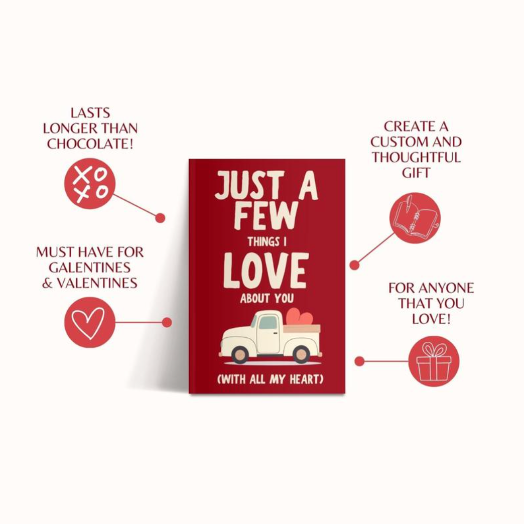 Just a Few Things I Love About You – Fill-In Gift Book (For Kids)